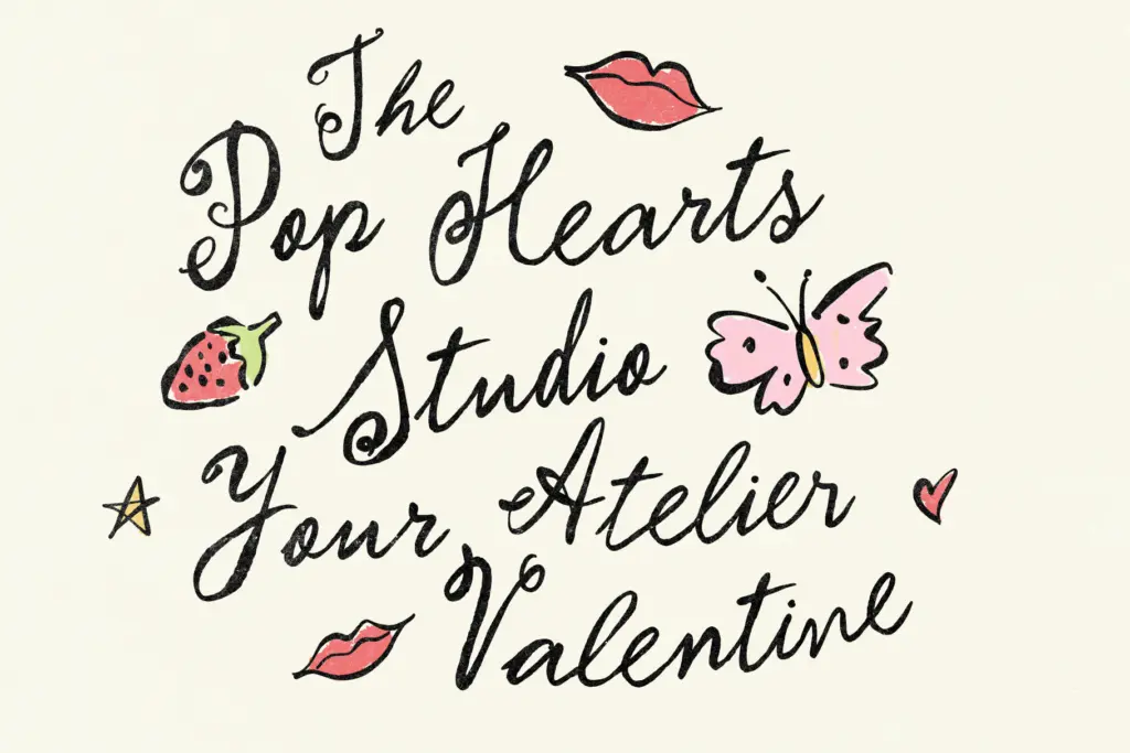 Pop Hearts Studio specimen — Design style