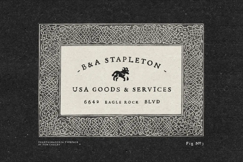 Phantasmagoria specimen — Design style