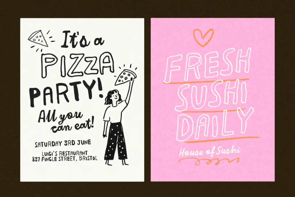 Butter And Crumb Font Duo specimen — Use cases