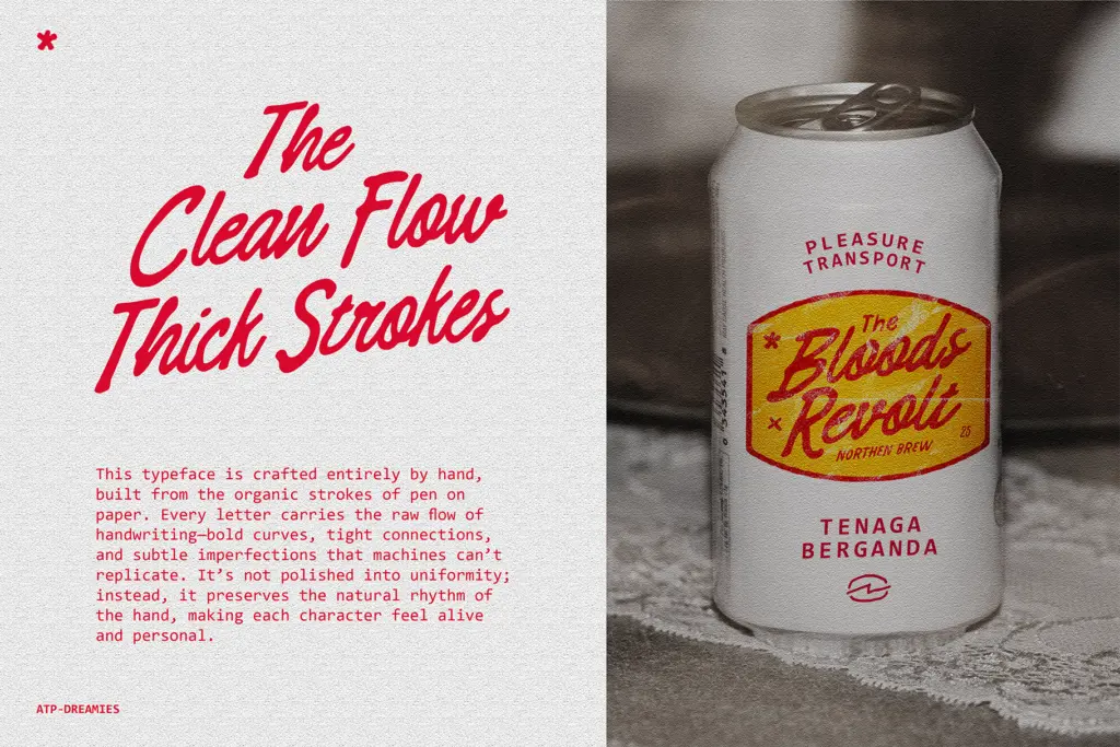 Dreamies Retro Script specimen — Use cases