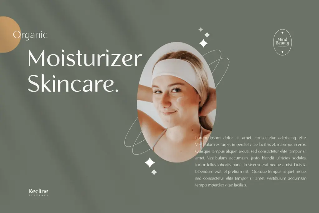 Recline specimen — Character set and features