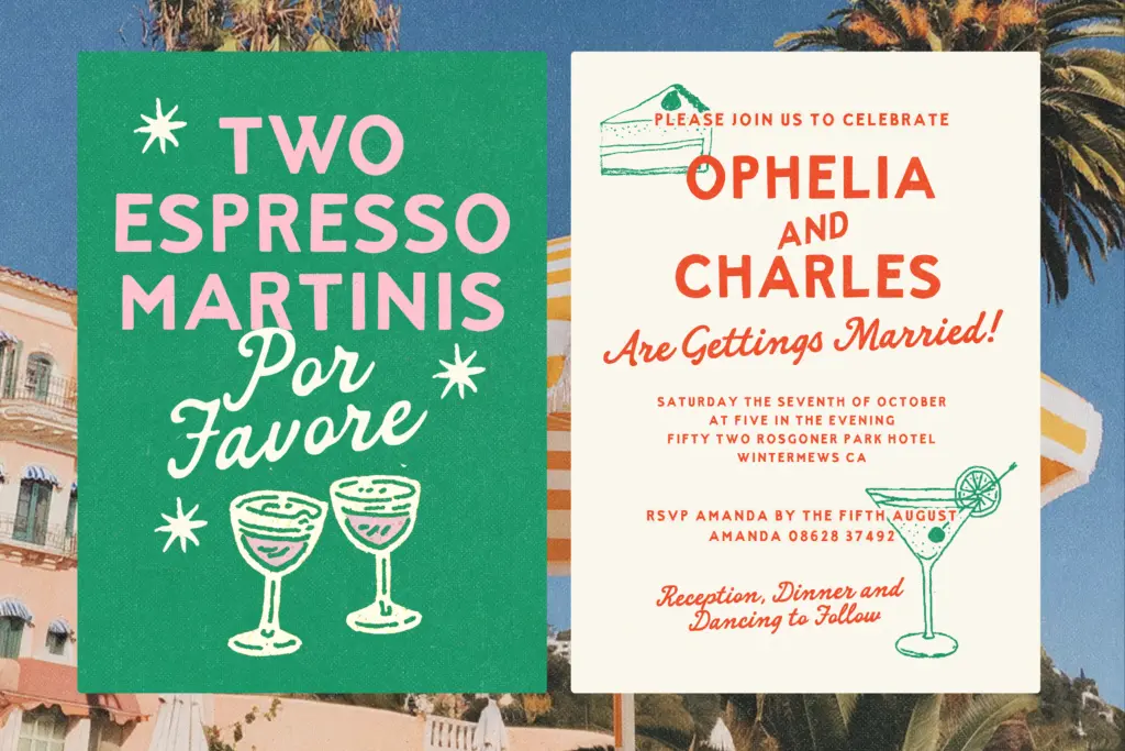 Sanremo Vintage Font Duo specimen — Design style