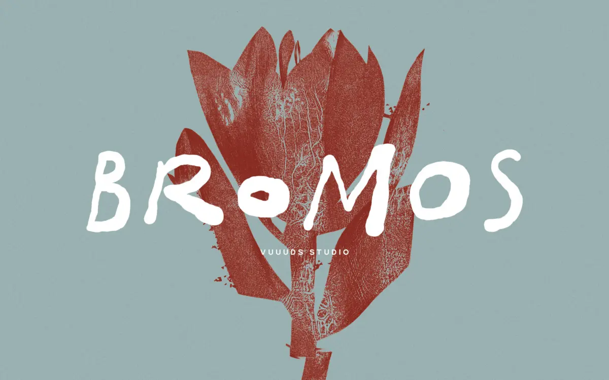 Bromos: a brush grunge script for gritty, hand-built branding