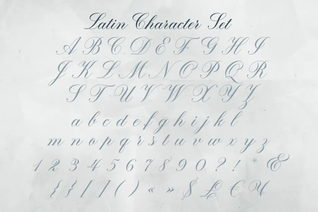 Brachetto specimen — Character set and features
