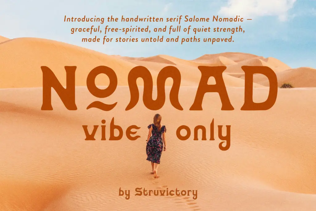 Salome Nomadic specimen — Design style
