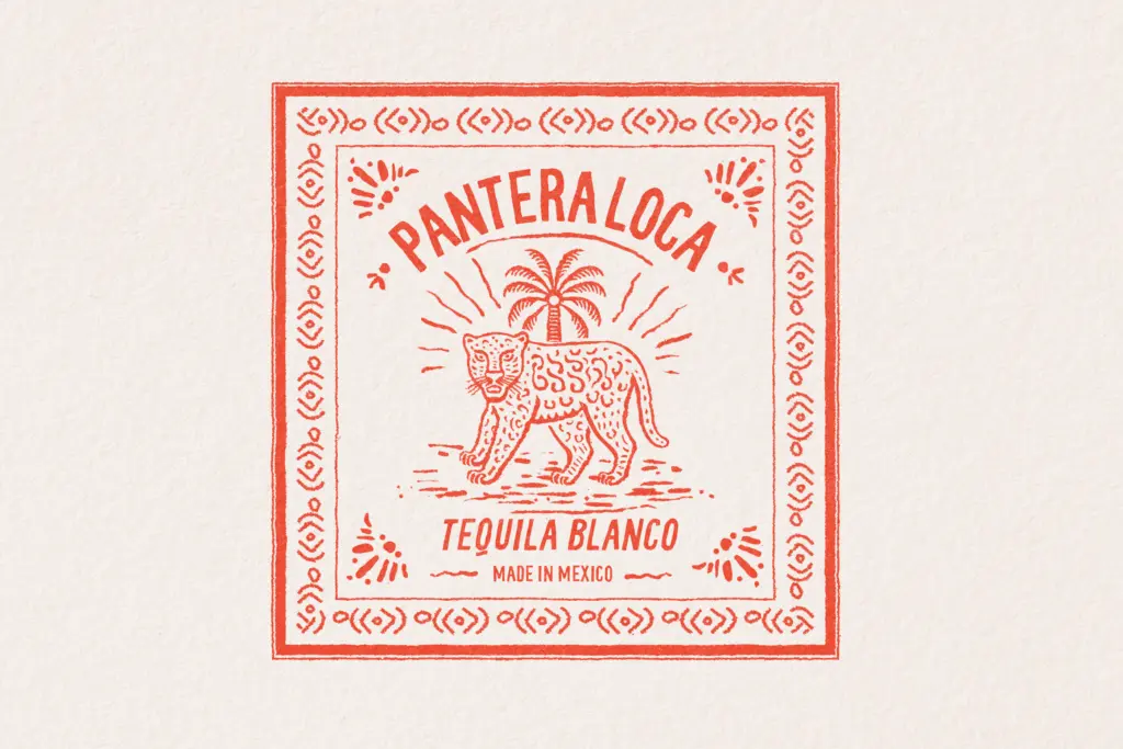 Tequila Blanco specimen — Character set and features