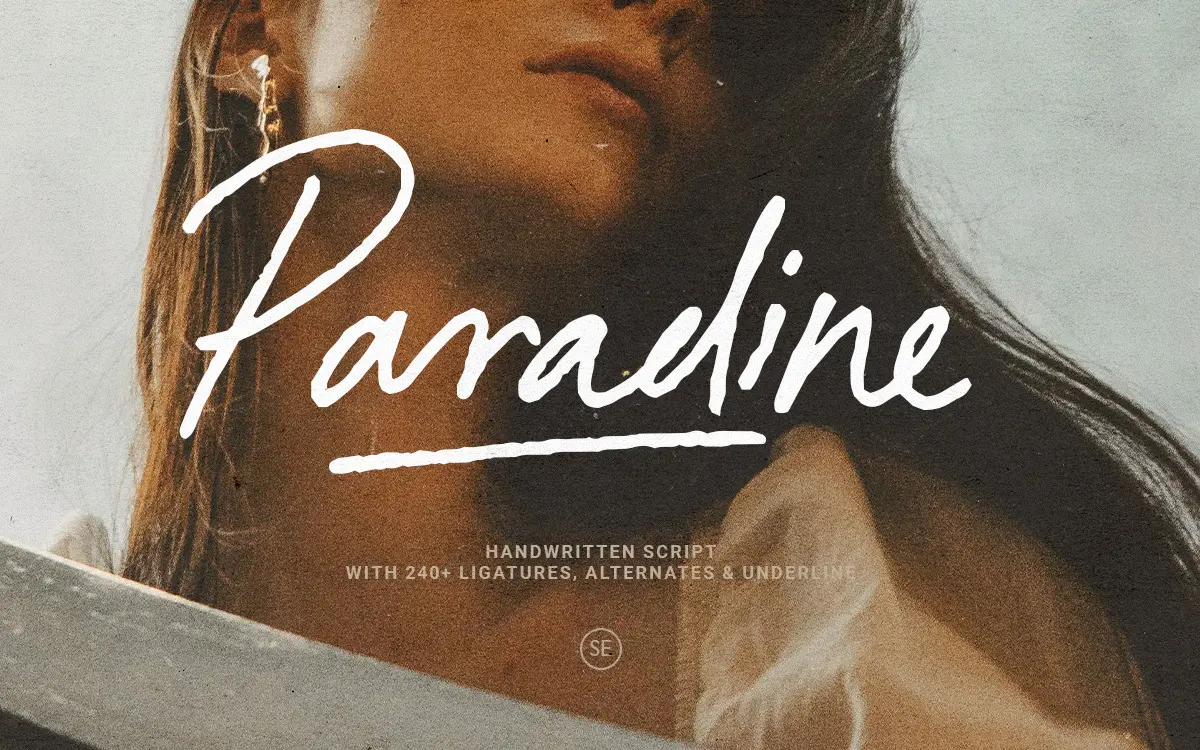 Paradine: A Handwritten Script Built for Signature-Style Branding