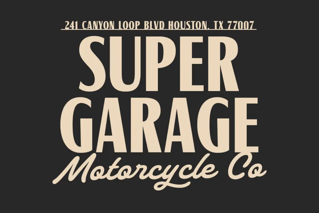 Malney Classic specimen — Character set and features