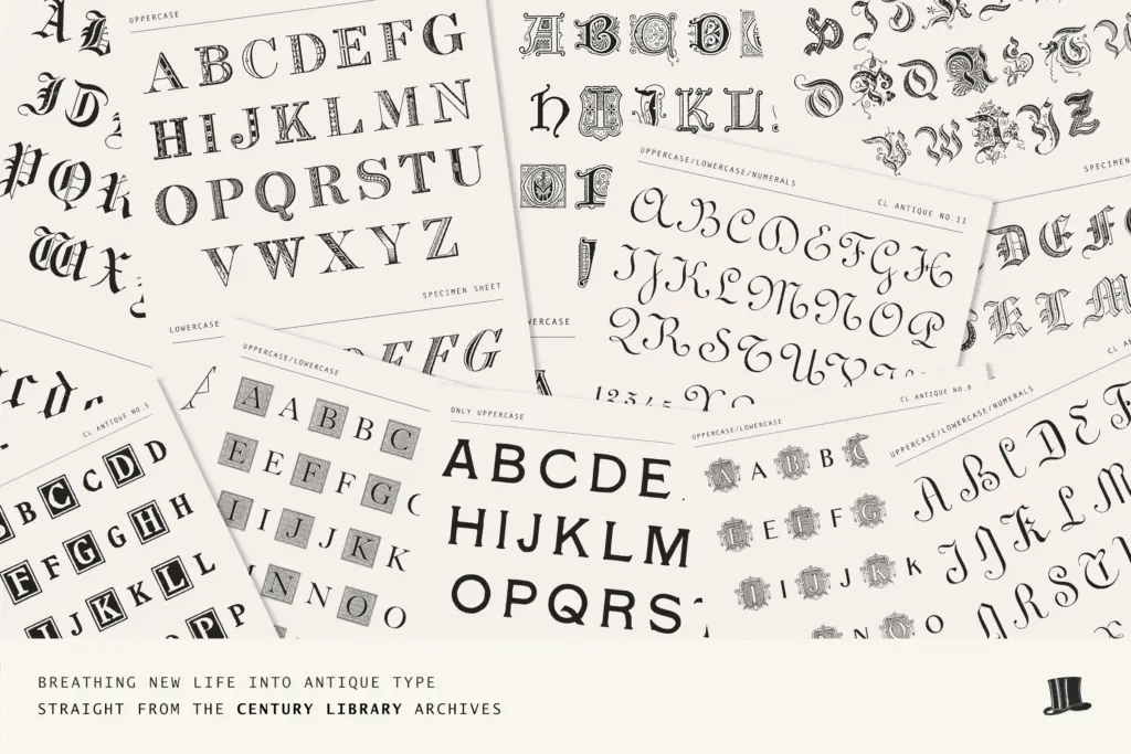 Handcrafted Vintage Script Font specimen — Design style