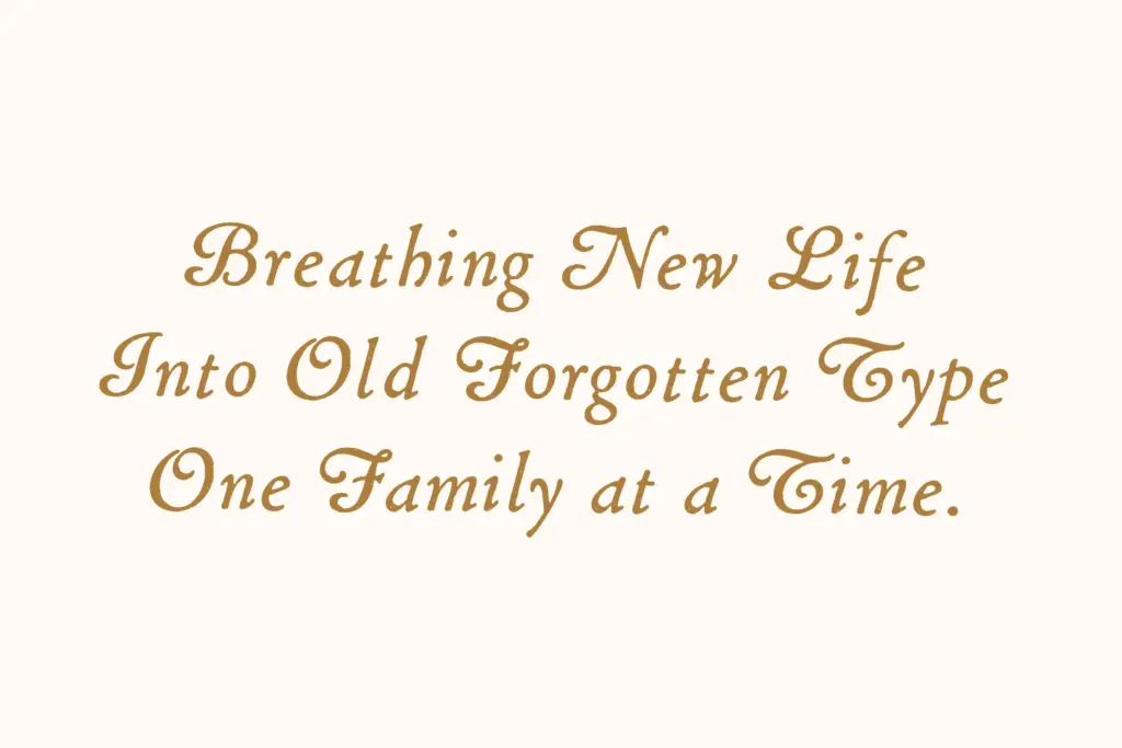 Handcrafted Vintage Script Font specimen — Character set and features