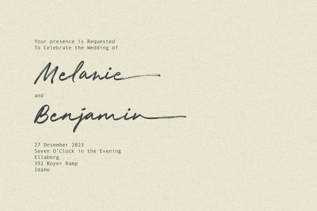 Magnolia Cora Script specimen — Design style